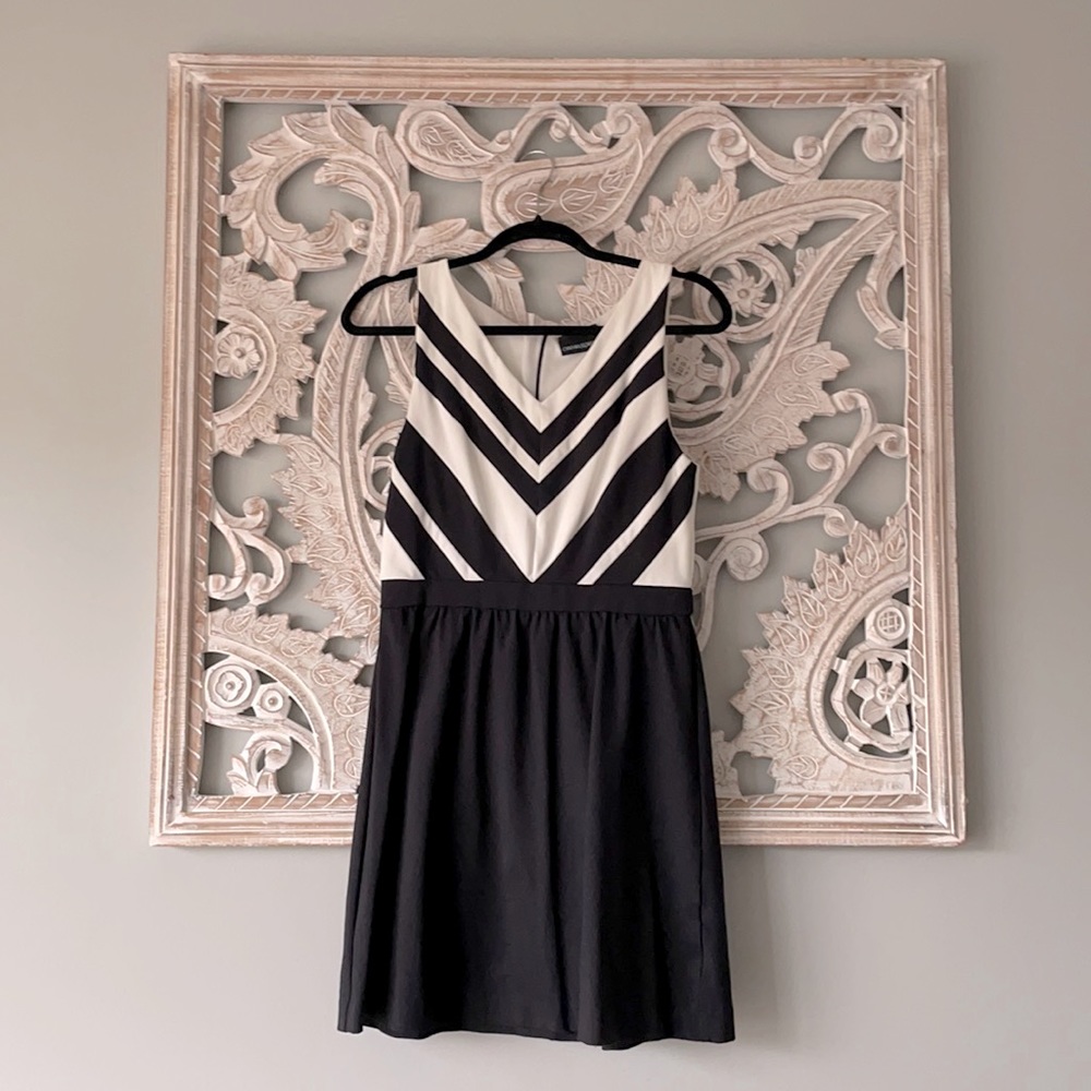 Black and Ivory Professional Dress.